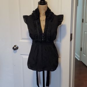 Black Sleeveless Top